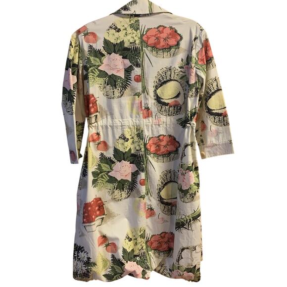 Cooper by Trelise Lounge Wear/Jacket Size 6-8 Womens Multi Color Fruit & Flowers - Picture 8 of 8